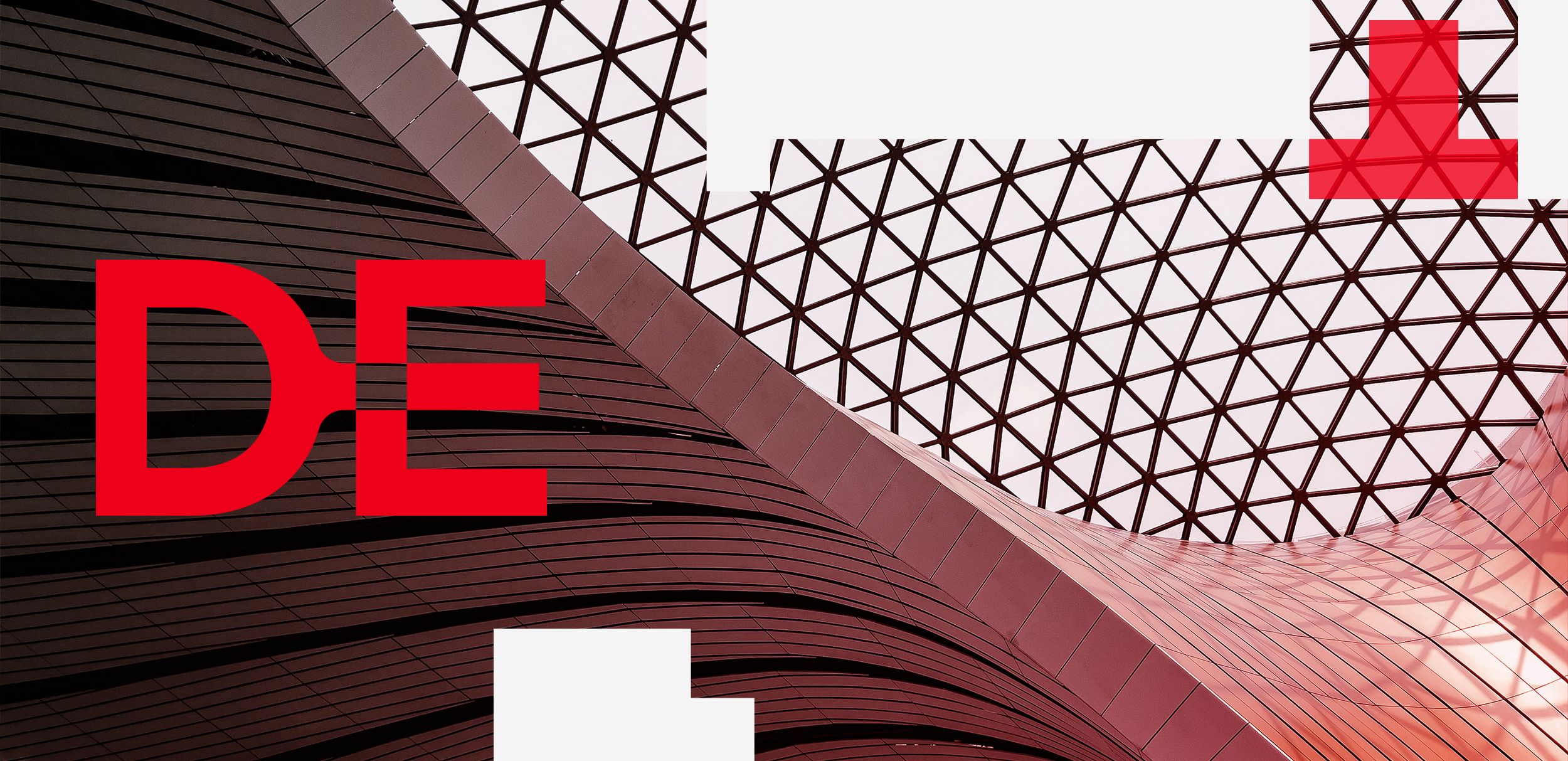 Architettura curva con struttura reticolare